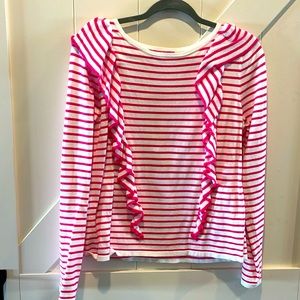Lilly Pulitzer - RUTH STRIPED SWEATER IN PINK TANGO BEACH STRIPE